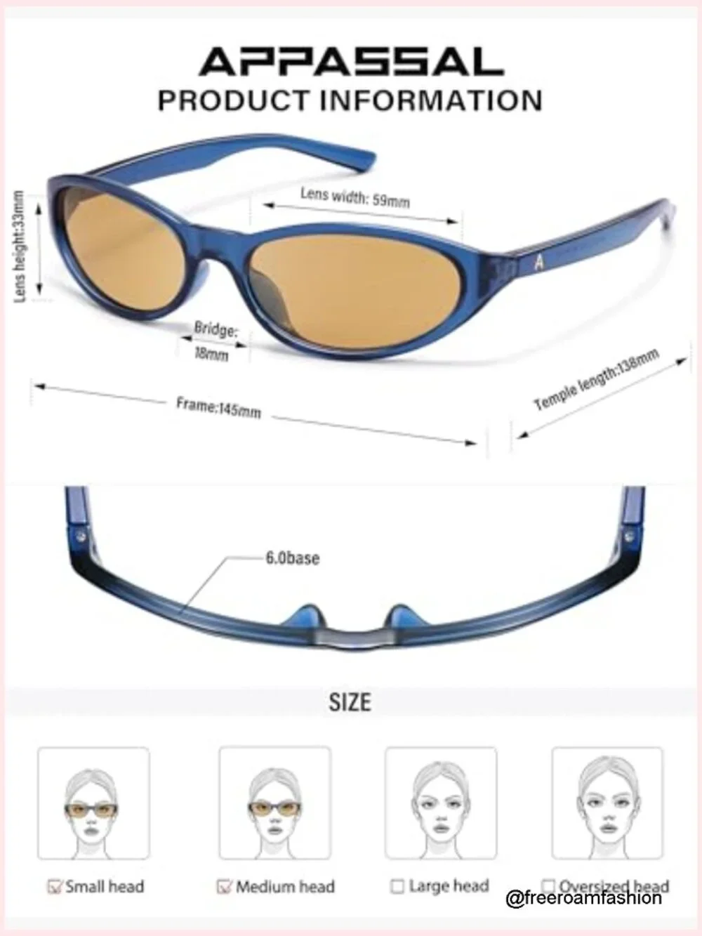 Retro Y2K Wrap Around Oval Sunglasses UV400 Sporty Shades Rave